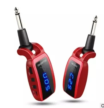 LED Screen15 Channels UHF Wireless Guitar Transmitter Receiver Wireless Guitar Microphone