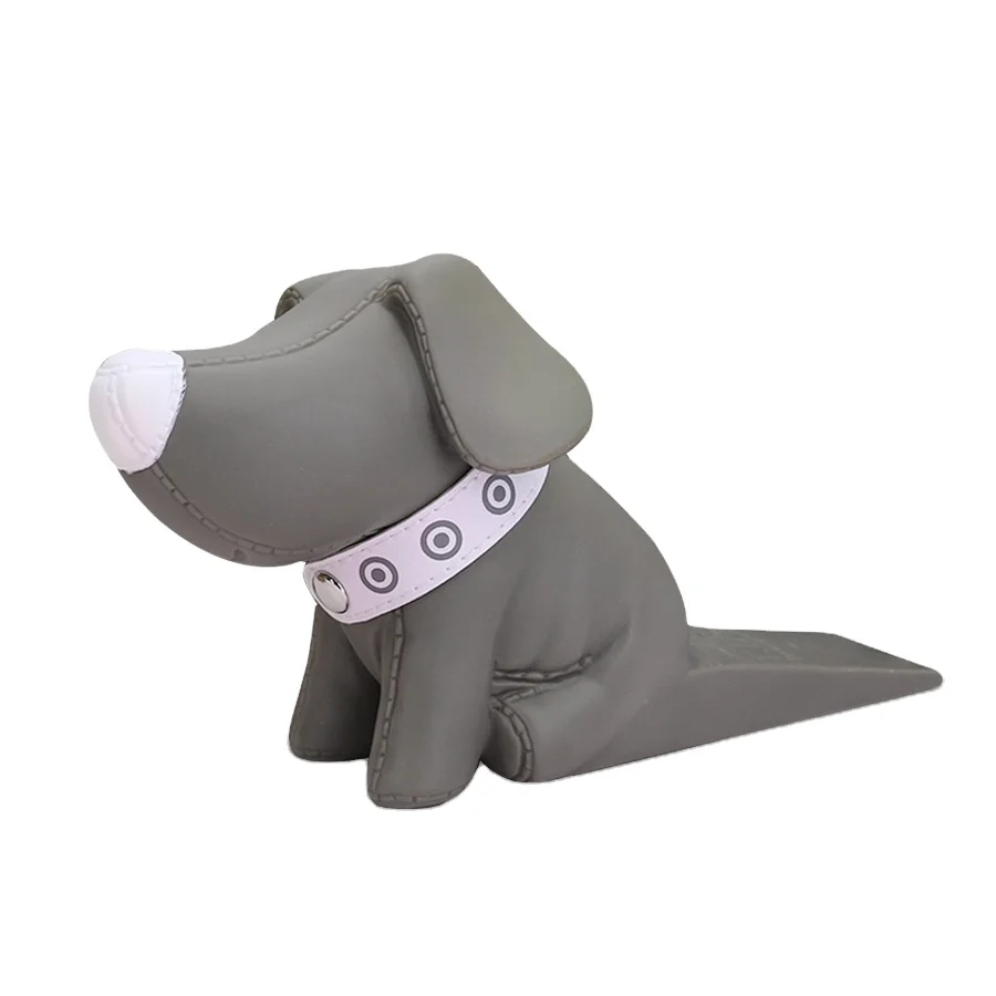
PVC Rubber Animal Design Plastic Cute Dog Door Stopper 