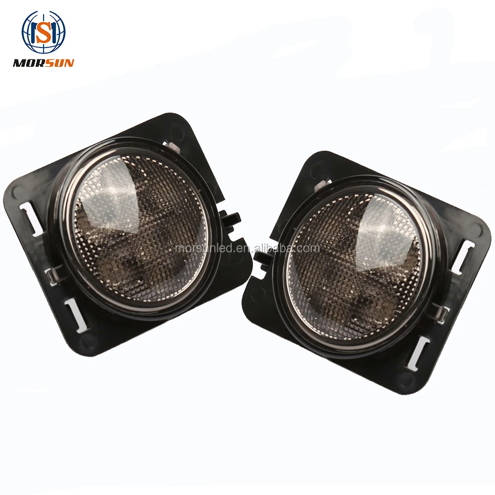 Аксессуары из АБС-пластика для jeep wrangler JK, 12 В, брызговик, поворотный сигнал, светодиодные боковые габаритные огни