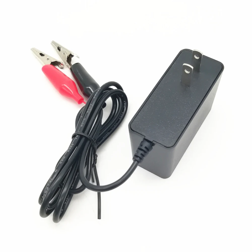 6V 12V0.5A 1A Lead acid battery charger with US plug and UL FCC CE certifications