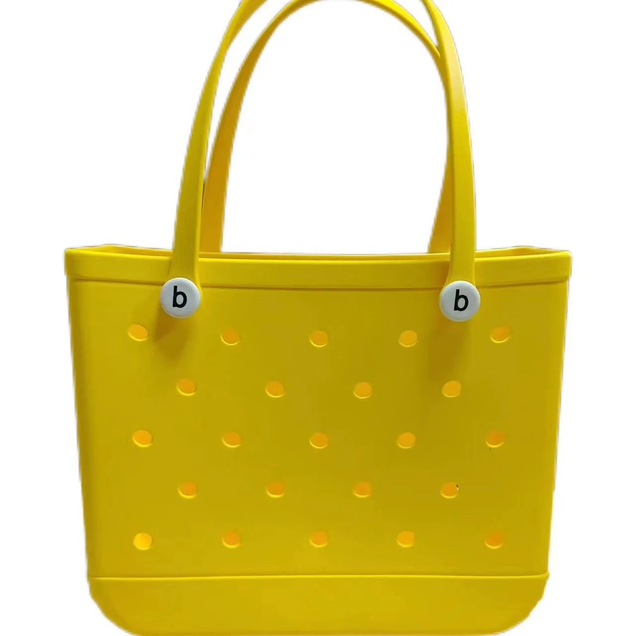 Customized Handbag Eco-Friendly Fashion EVA Bag Durable Waterproof Easy-to-clean Solid Tote Bag Bogg Bag Accessories