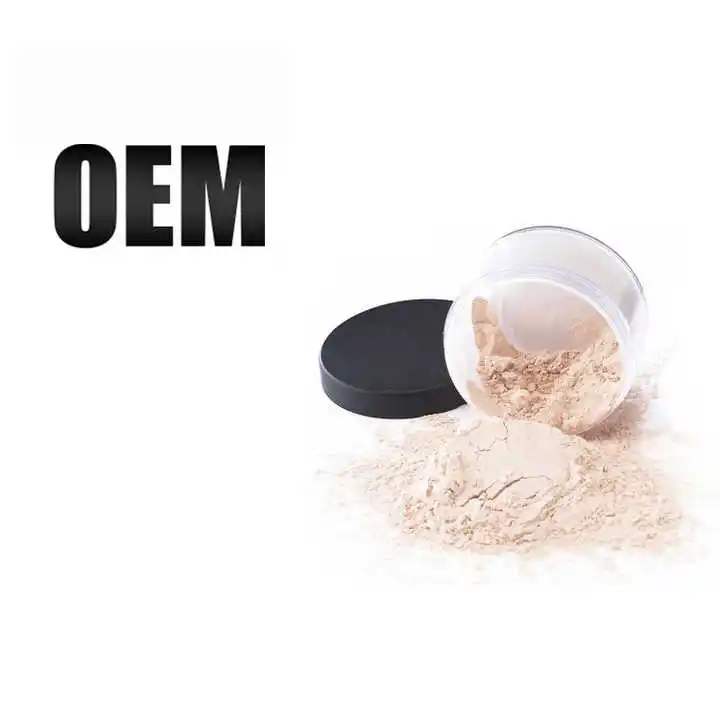 Private Label High Quality Cosmetics Make Your Own Brand Translucent SPF Setting Loose Powder Face Makeup Mineral Concealer Matt