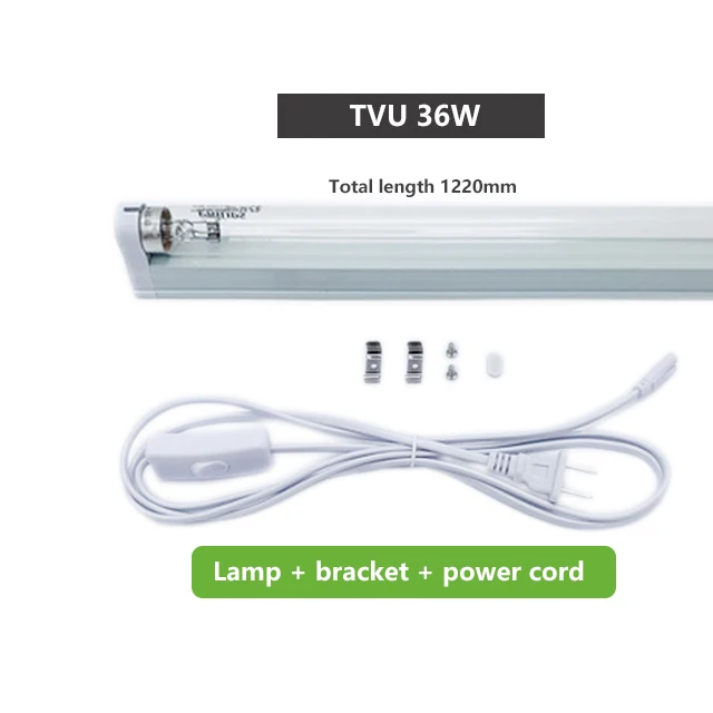 PHILIPS supplier uvc TUV 36W 1200mm T8 tube sets of 36w with bracket and line uvc light.