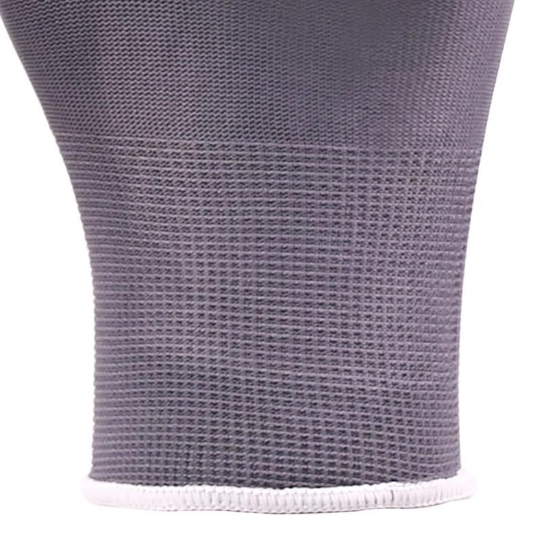 XINGYU Customized black light weight En388  soft breathable pu stock  custom safety  work gloves