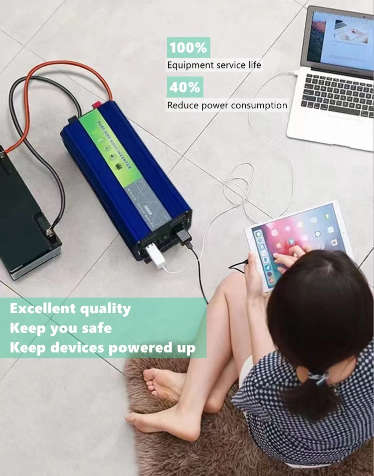 Wholesale Pure Sine Wave Inverter Overload Protection 12v DC to 220V AC 500W 4000w pure sine wave inverter