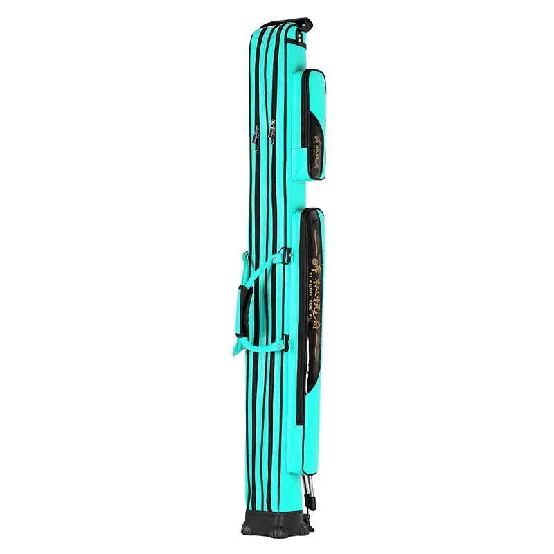 Waterproof Portable Large Capacity Fly Holder Colourful Carrying Case PU Fishing Tackle Rod Bag