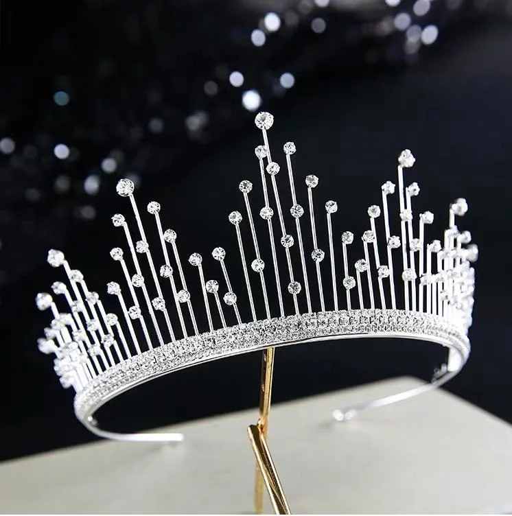 Оптовая продажа, великолепные короны принцессы, короны для детей и девочек, корона на день рождения, свадебное платье, аксессуары для волос для невесты, тиары