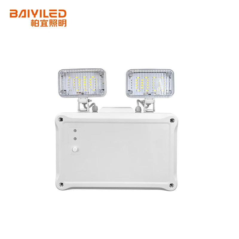 Brightness Plastic DC Mode twin spot Emergency Double Headlight Emergency Light