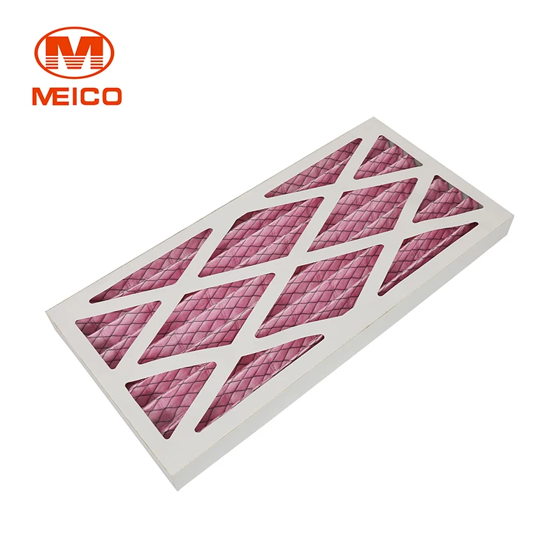 F7 Air Filter 20x20x2 AC Filter Primary Efficiency Paper Frame Cardboard Filter for Clean Room