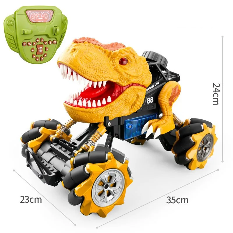 Remote Control Dinosaur Car  Toys 2.4 GHz Monster Truck 360 Degree Spins Stunt Car Rechargeable Cars Toys Drift Outdoor  for Kid