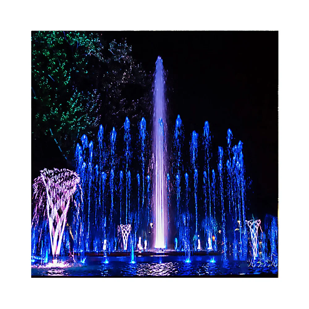 Outdoor Design Program Controlled Garden Round Shape Modern Water Dancing Programmed Fountain