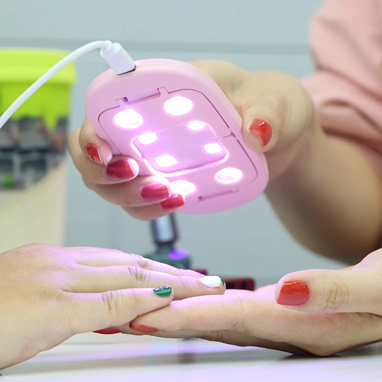 8W UV LED Hot Sale SUN MINI Lamp Nail Dryer Portable USB Cable Sun Mini Nail Lamp For Gel Polish Curing