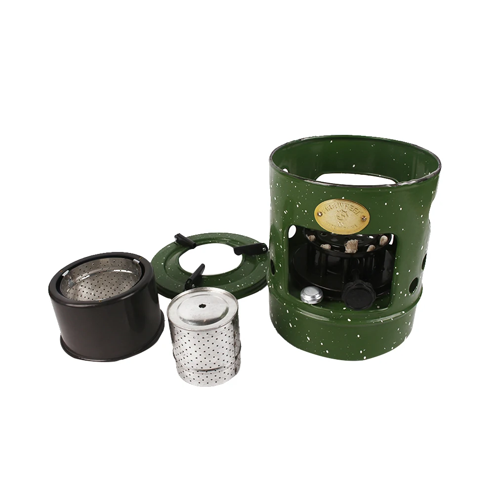 Factory wholesale enamel FIRE WHEEL Brand  item 33 cooking camping burning oil stove