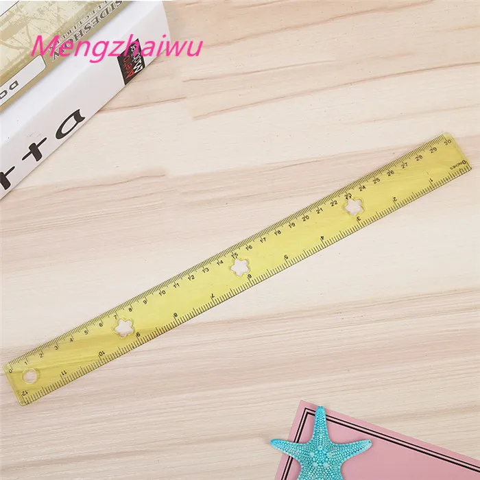 Thailand kawaii school supplies eco friendly stationery candy color Acrylic custom fashion design rulers promotion level ruler