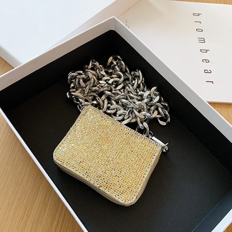 женский свитер, стильный уличные женские туфли с металлической цепочкой; Туфли с блестками мини портмоне сумки на плечо для дам