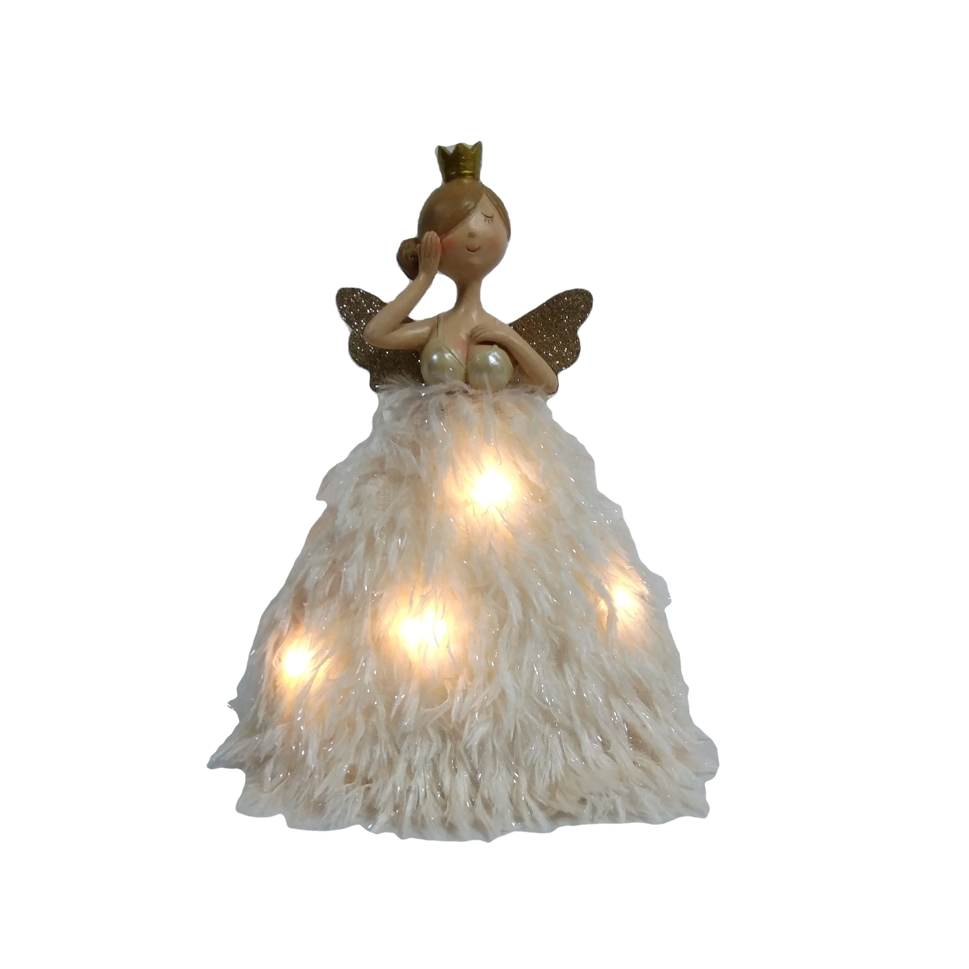 Wholesale Christmas Pendants gifts Ornaments Christmas Tree Decoration Hanging resin Angle Doll