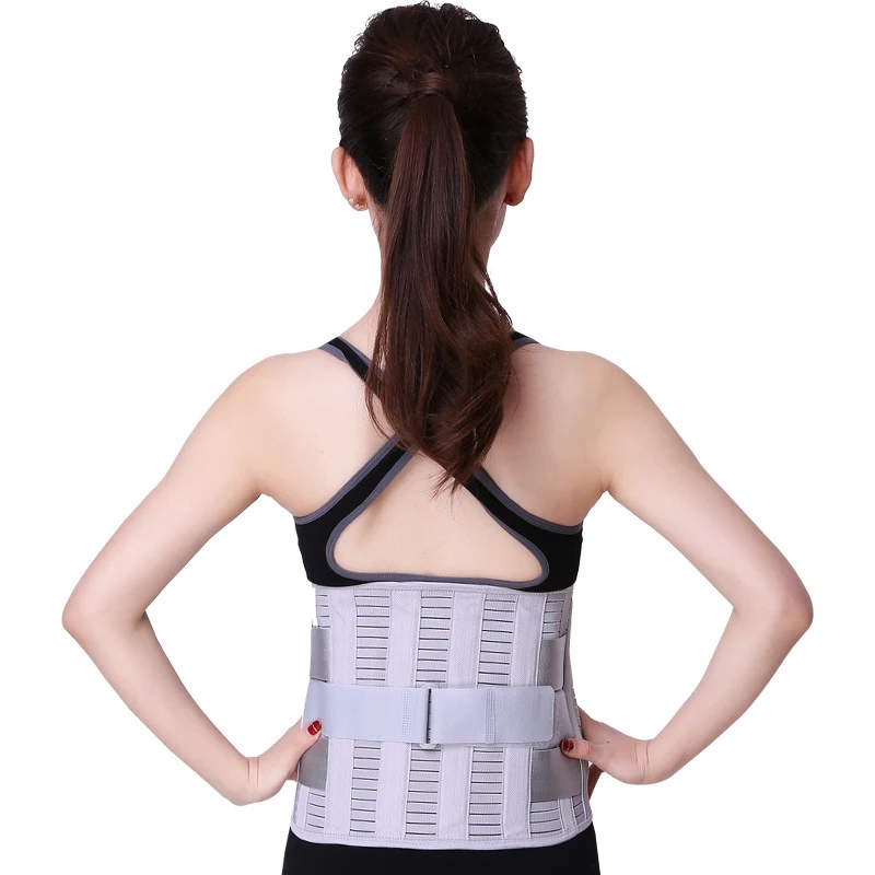 Adjustable Elastic Waist Support Belt Breathable Back Lumbar Support Brace
