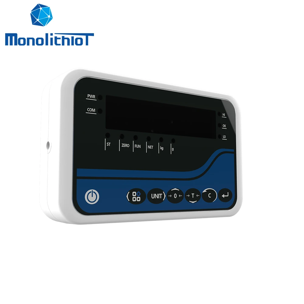MonolithIoT MTS-3000 Industrial Platform Truck Scale Weighbridge Smart Digital Weighing Terminal Load Cell Controller Indicator