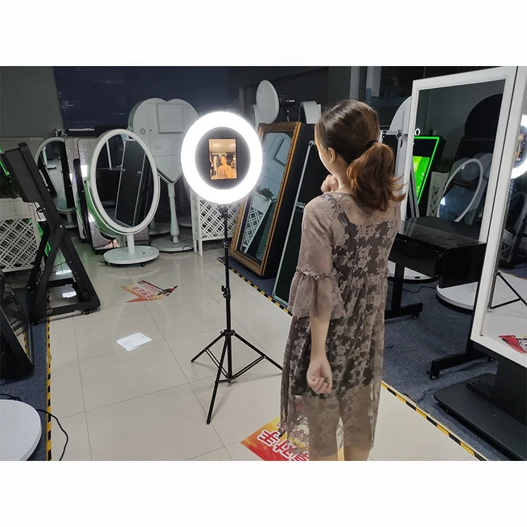 Magic Small iPad Stand Mirror Pphoto Booth for Party