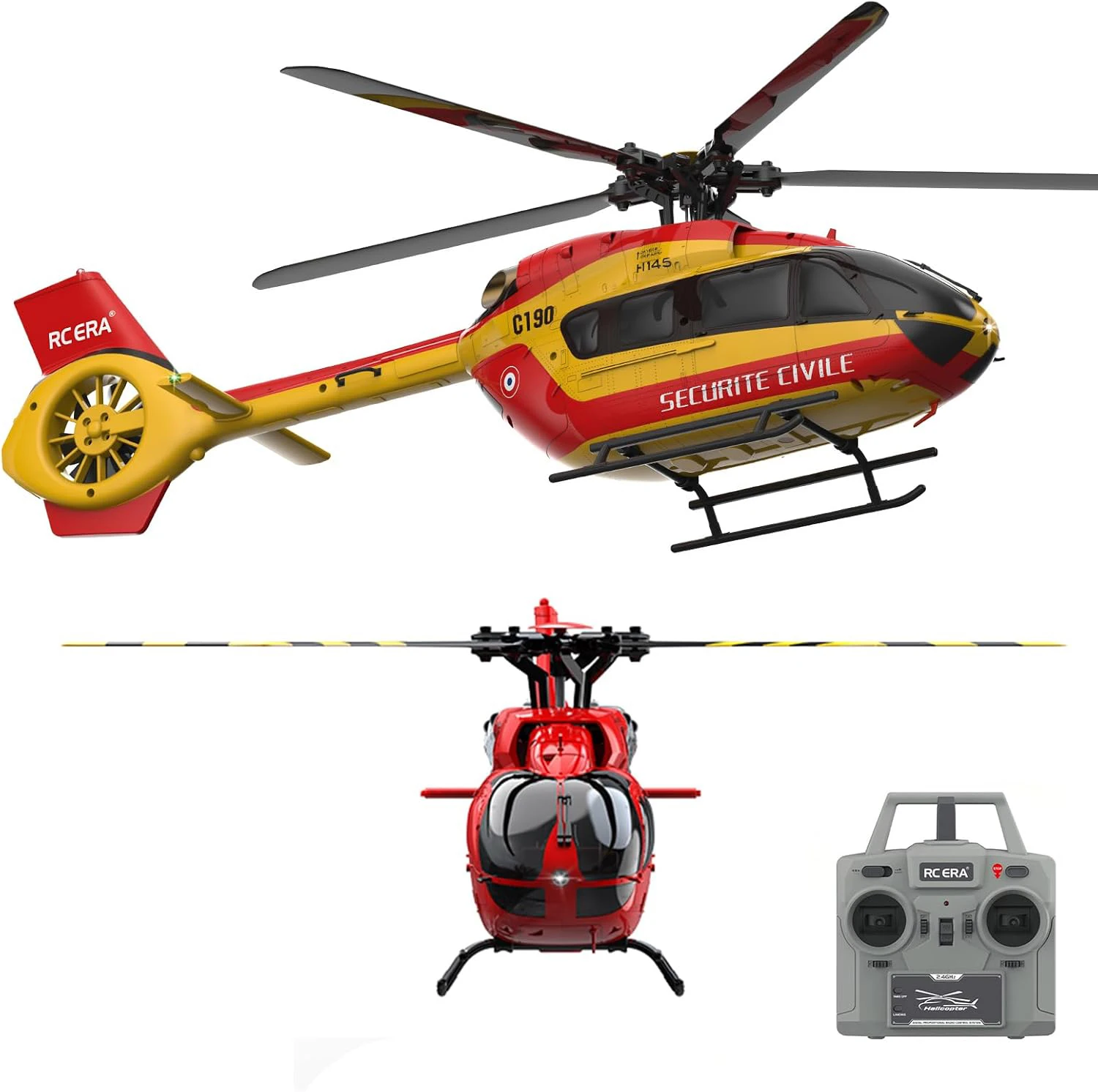 Вертолет Dwi Dowellin C190 с дистанционным управлением 6CH RC Heli устойчив к падению поддерживая зависание высоты/позиционирование оптического потока