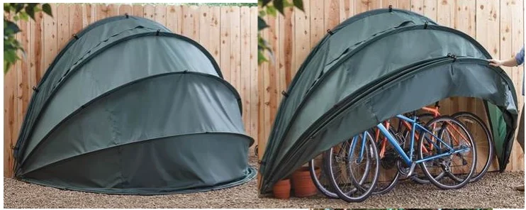 Portable outdoor awning rain proof dust multifunctional storage room utility room awning bicycle tent