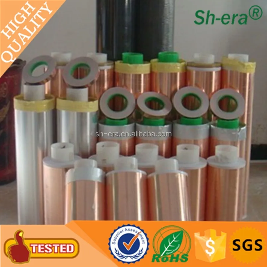 Good quality for copper foil tape for soldering EMI shielding copper foil adhesive tape