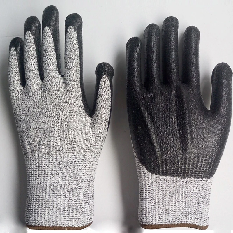 Safety Work Gloves Comfortable Stretch Fit Strong Grip Smart Touch Durable Foam Nitrile Coating