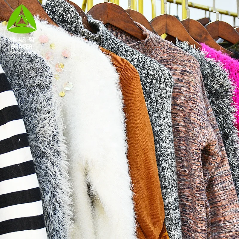 2022 Bales Of Mixed Used Clothing For Sale Ladies Sweaters
