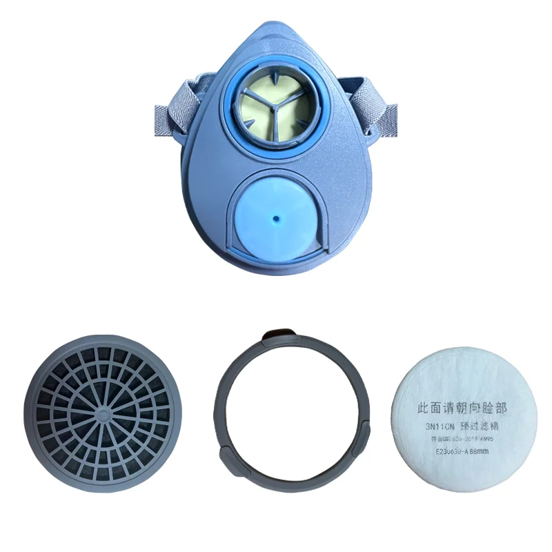 Защитный респиратор для защиты от загрязнения воздуха против твердых частиц формальдегида 3200 маска лица с двойными фильтрами