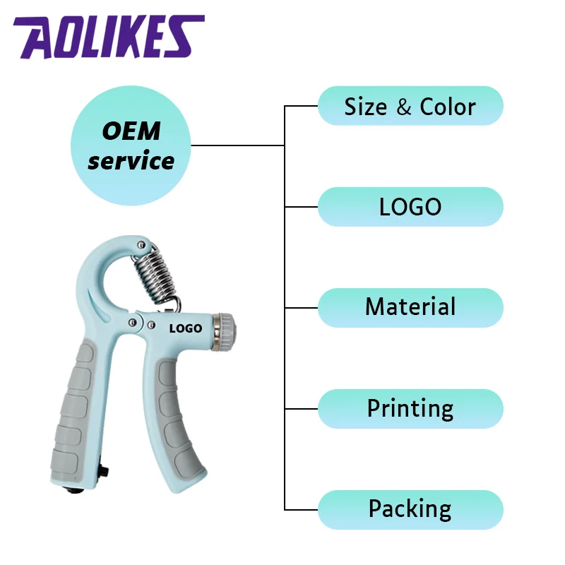 Aolikes #3501 adjustable Hand Grip Strengthener Hand Gripper Exercise for man and woman 2024 new