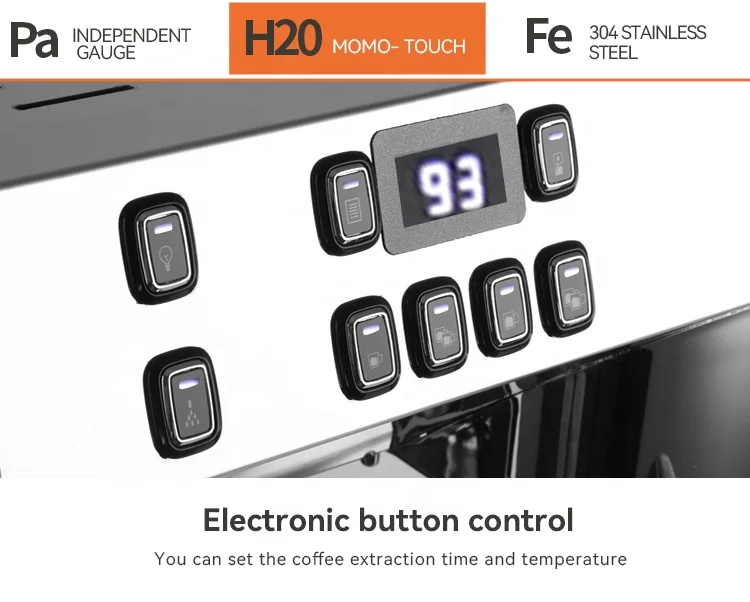 New Design Maker 15 Bar Italian Electric Professional Coffee Machine Factory Prices