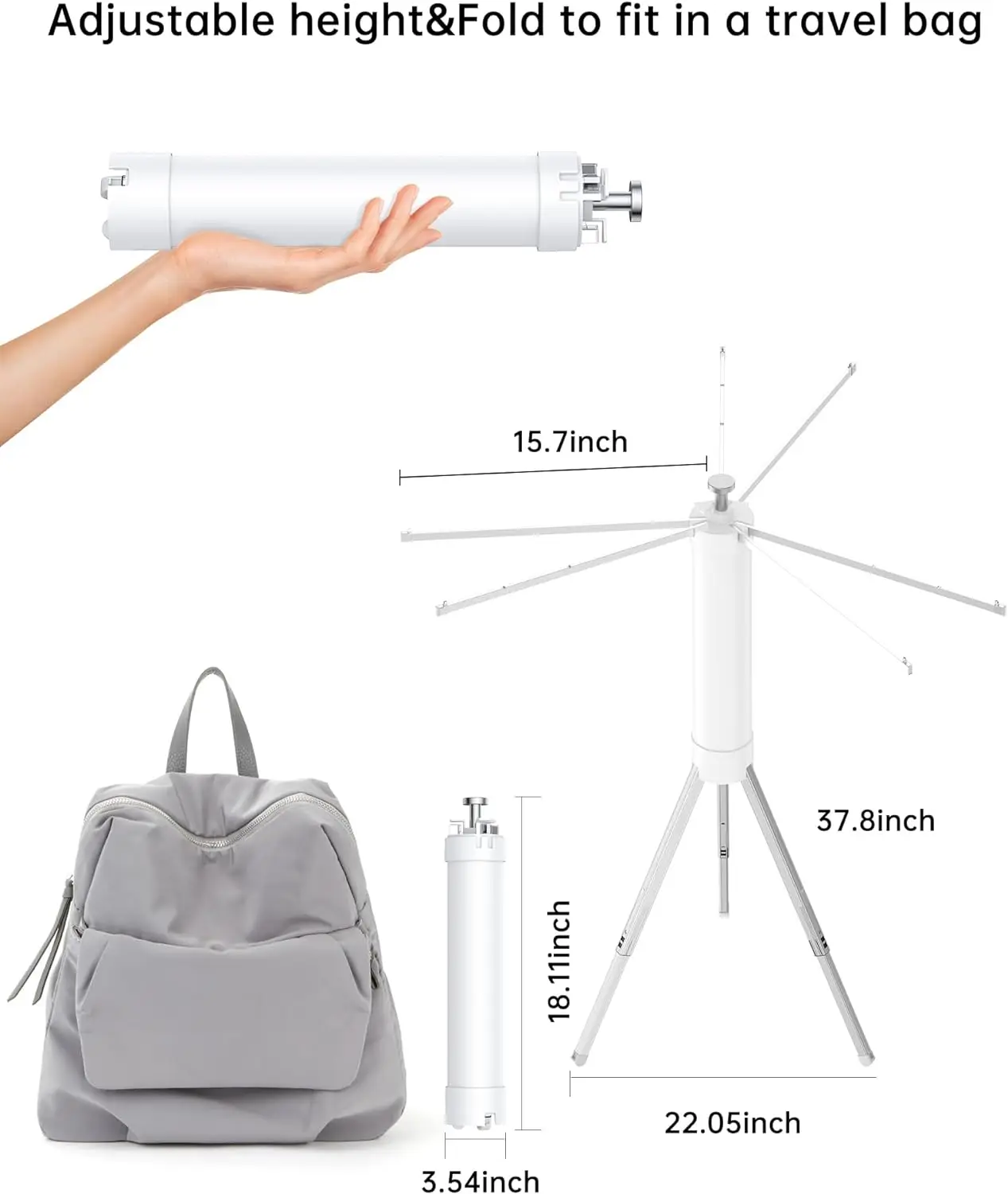 Wholesale Price Standing Clothes Hanger Home Garment Hat Hanging Rack Stand Floor Aluminum Octopus Drying Coat Racks