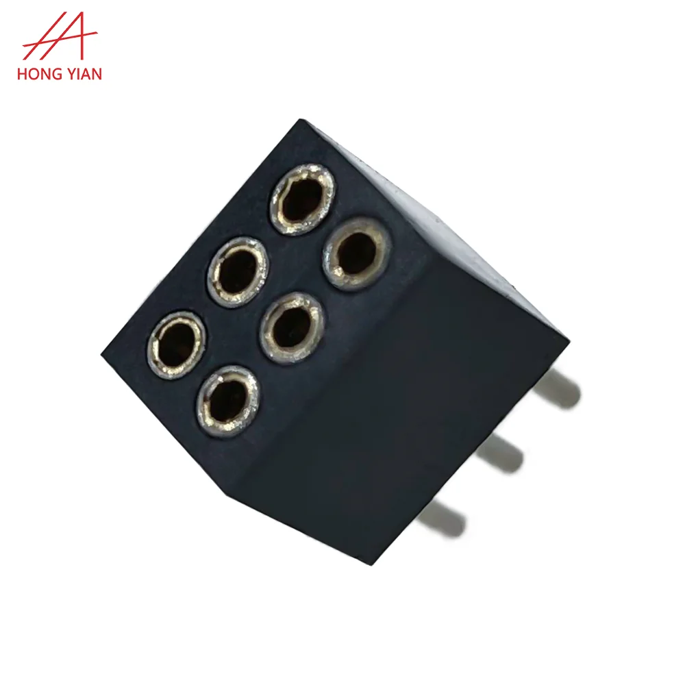 Однорядный штыревой разъем 2,54 мм для печатной платы, штыревой разъем 2/3/4/5/6/8/10/12/20/40, двойной штырь