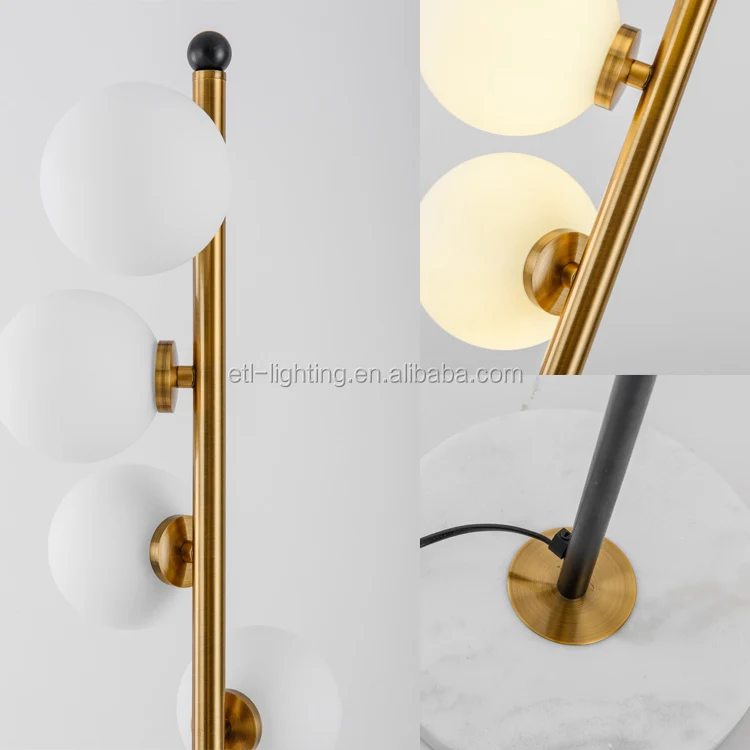 High Quality Hotel Villa Bedroom Bedside Standing Light Giraffe Glass LED Floor Lamp