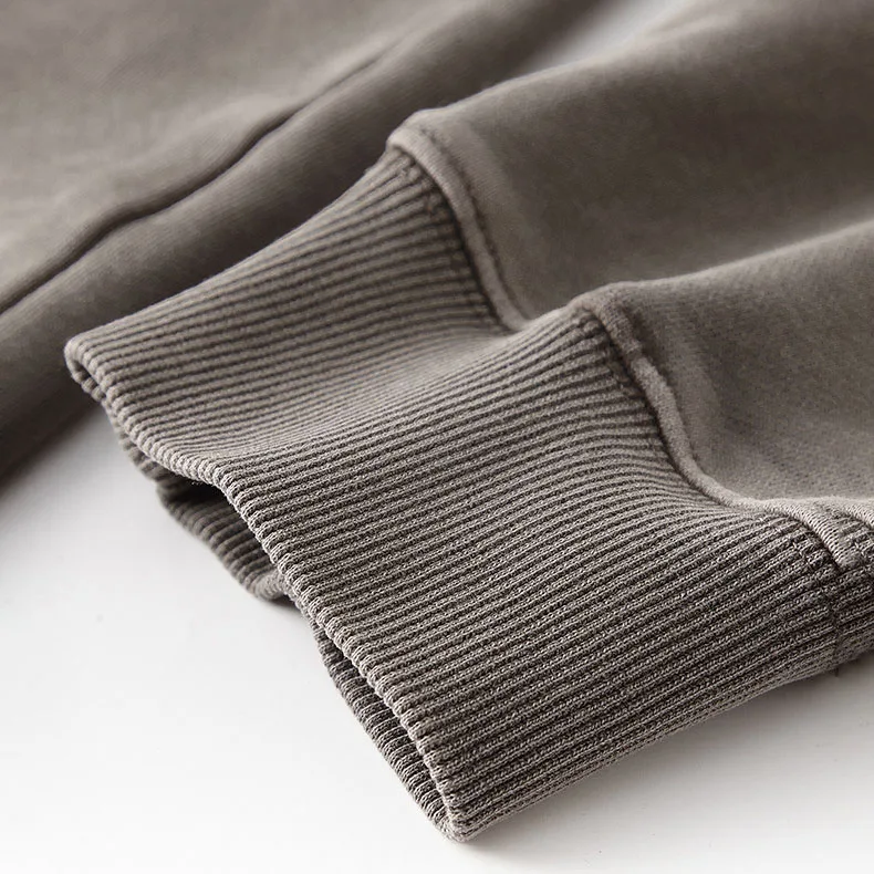 OEM Customize logo 500GSM Cotton French Terry unisex Men Heavyweight Oversized Multi-color Cotton Blank Pullover hoodie sweater