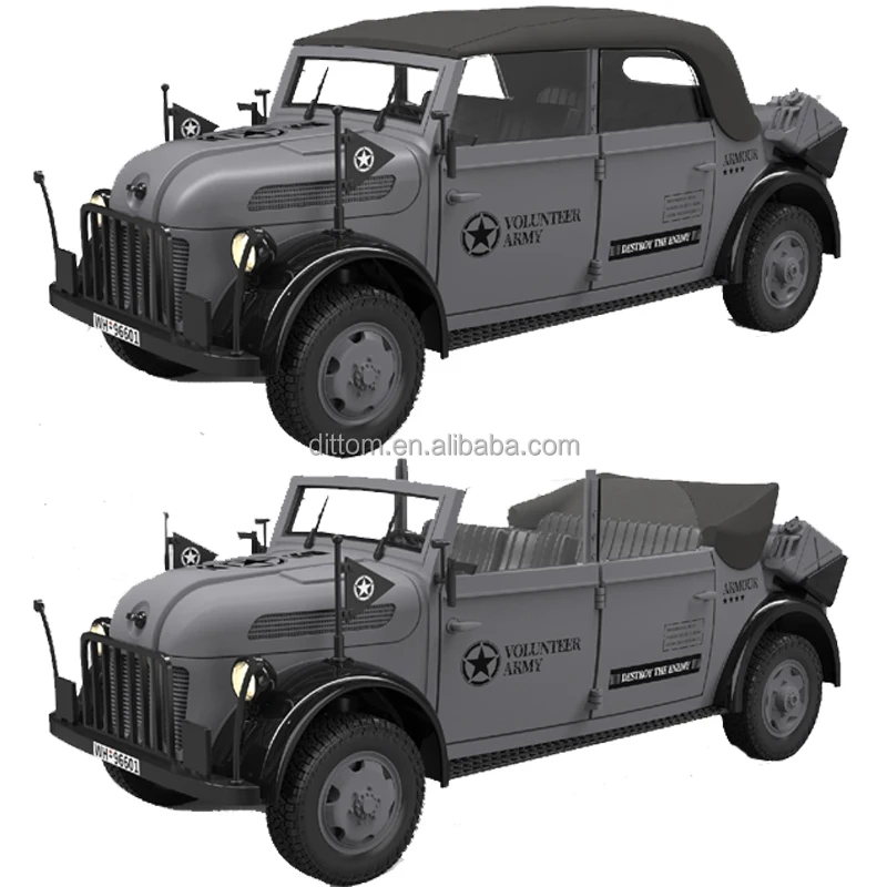 HG4-51 Rc Steyr Adventure Command Vehicle Car 1/18 4WD Off-Road Climbing Truck Toys(Lights&sounds&smoking)