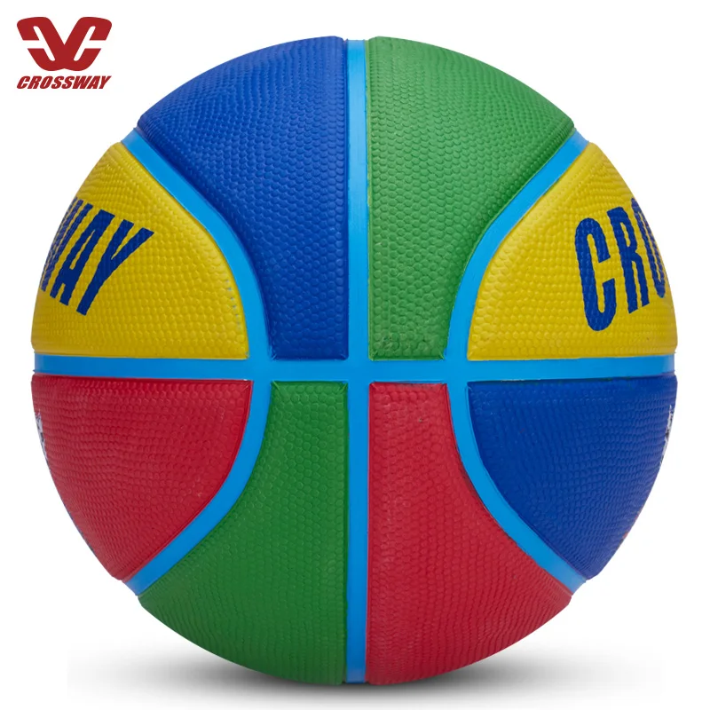 Promotional colorful inflatable rubber size 4 mini basketball for girl boy