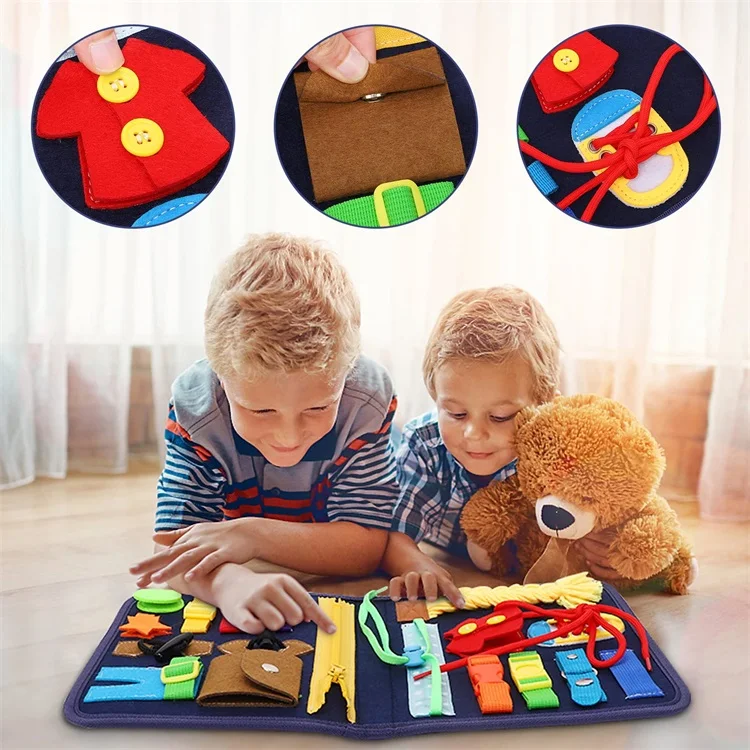 Sensory Special Education Alibaba Shark Travel Toddlers Push  Backbpack Travel Busy Board  For Autism Ahdh