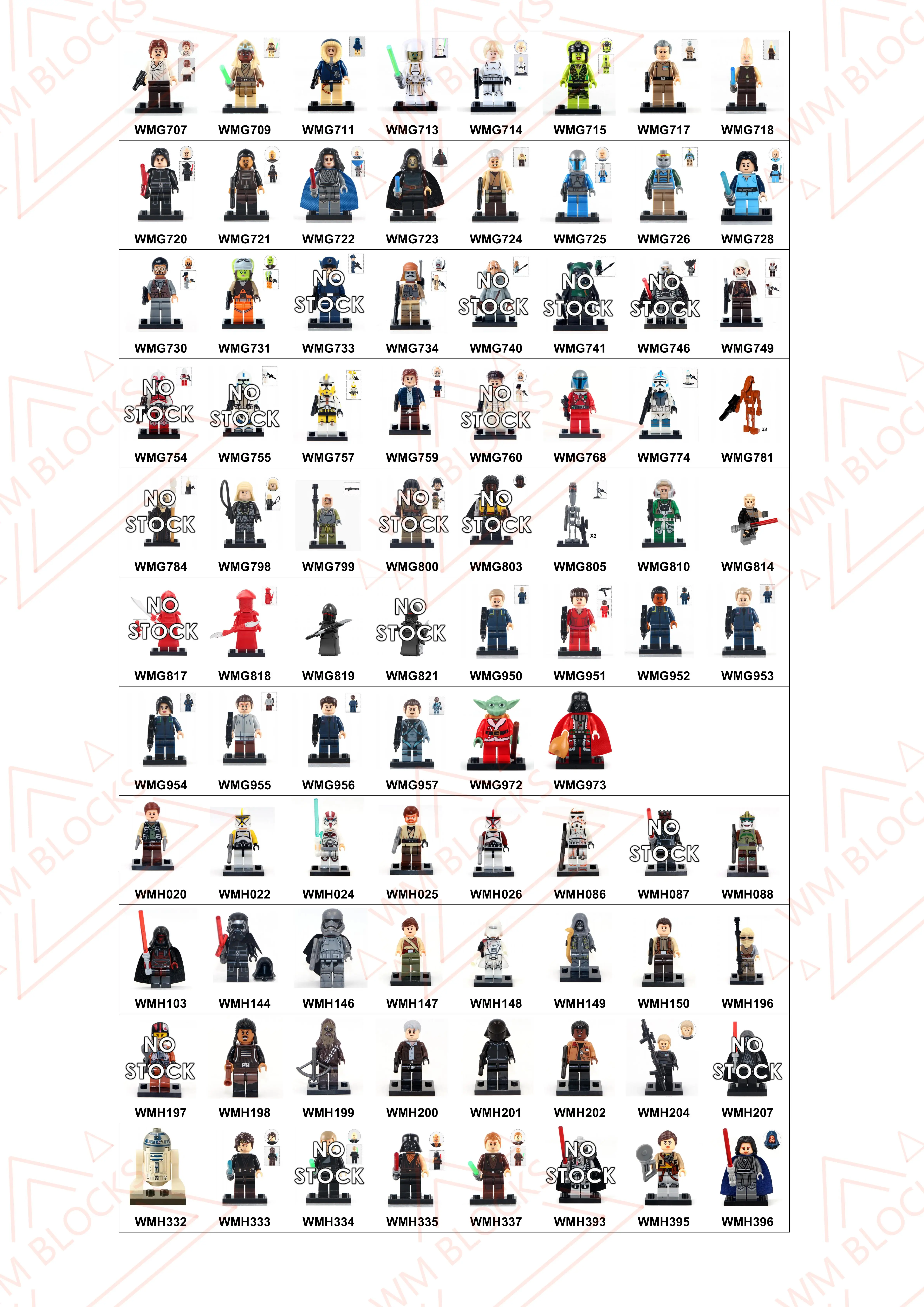  Горячая распродажа! Самые популярные Legoesly Мини фигурки различные куклы кубики Мультяшные персонажи мини маленькая кукла игрушки