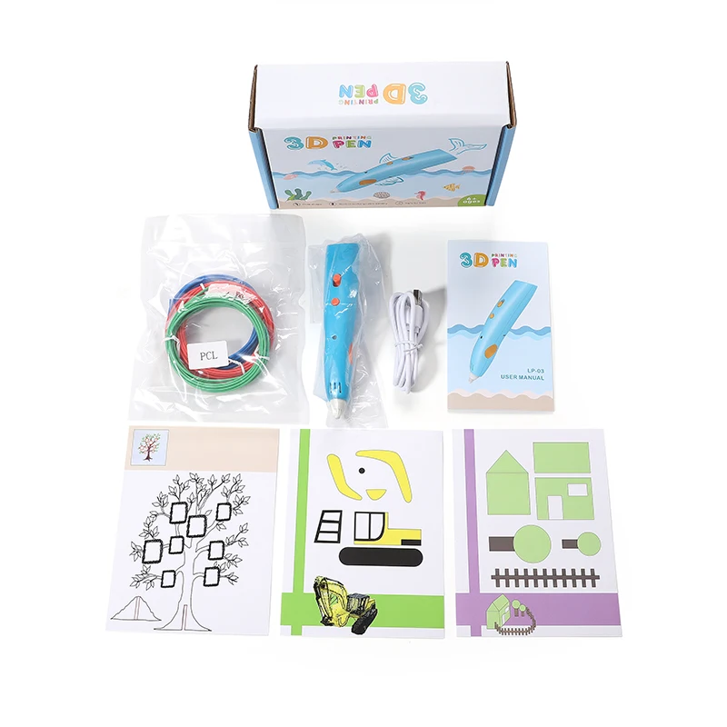 Hot Educational Toys Orange 3d Pen Low Temperature Magic Customized Float Mould for Kids