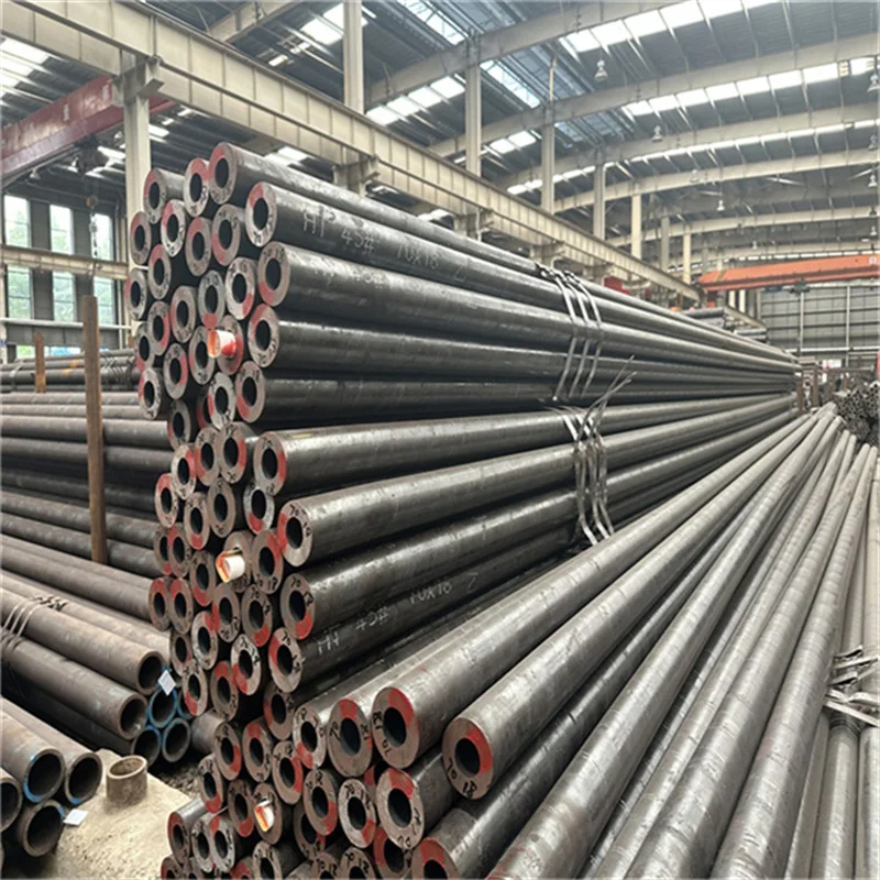 Factory Direct 12m Long A36 1045 Carbon Seamless Steel Pipe Shape ASTM Standard Drill Oil Structure API GS Certified