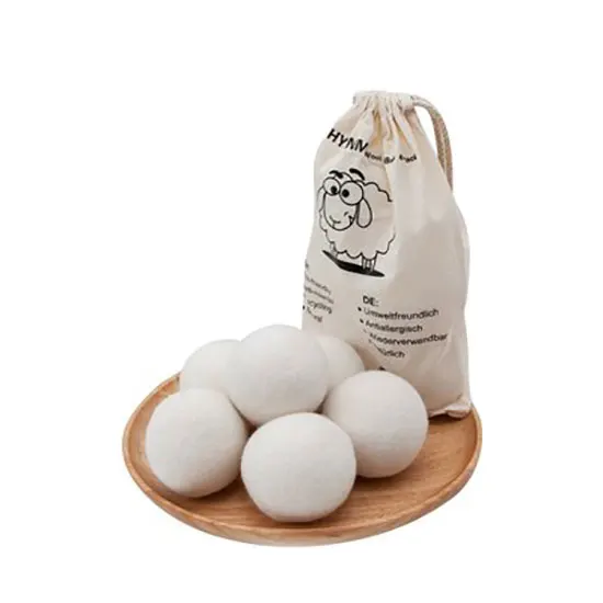 High quality factory customized organic natural wool for laundry, soft - tasteless, reusable grey