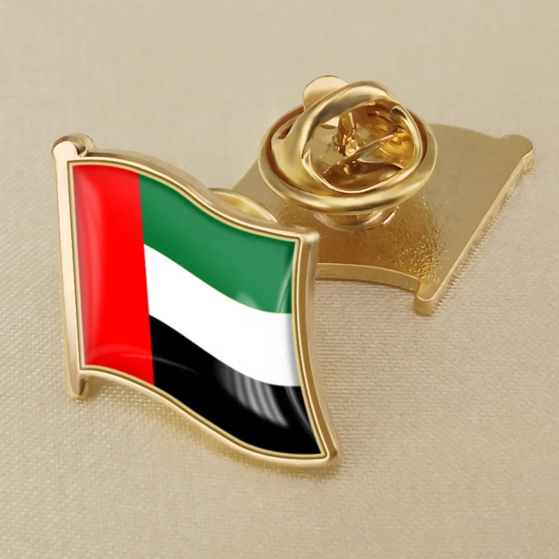 United Arab Emirates enamel flag lapel pin for UAE national day decoration