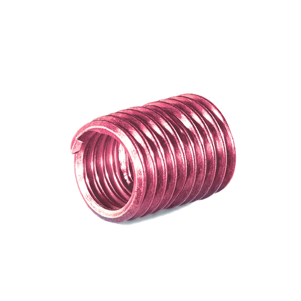 Stainless Steel Titanium H Coil Tangless Screw Lock Threaded Insert for Aluminium Cast iron Metal