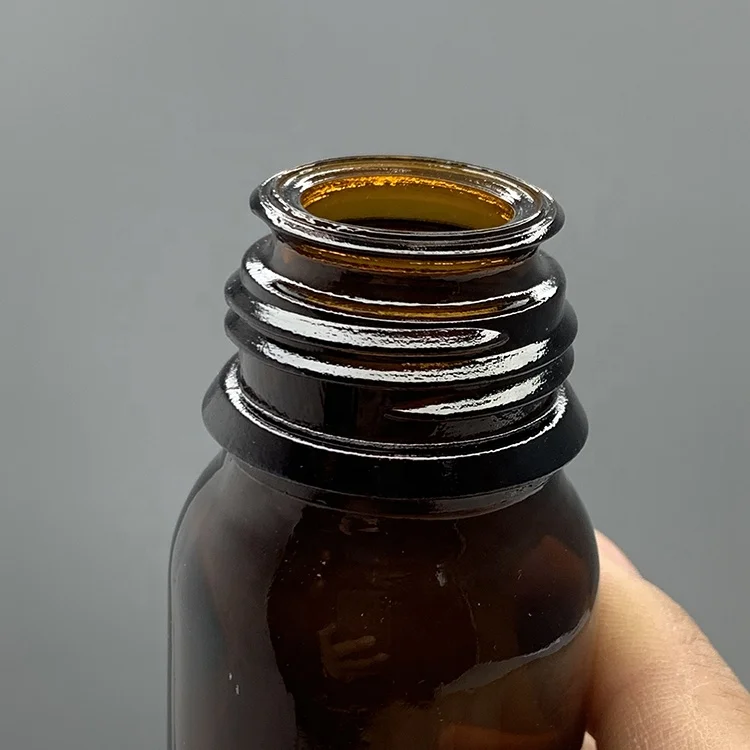 Wholesale Multi-Capacity Anti-theft Cover Leak Proof Glass Chemical Reagent Bottle with Narrow Mouth for Lab Use