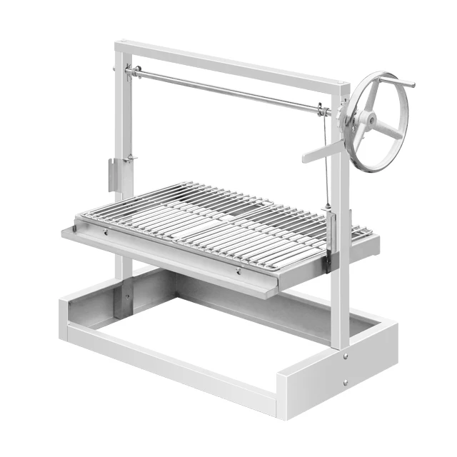 Camping Outdoor Charcoal Kitchen Barbecue Bbq Grills Double-station Lager Area Rotisseri Santa Maria Grill