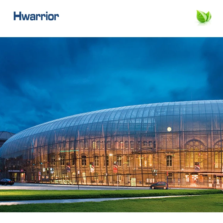 High building facade cladding wall system includes glass,aluminum profile and all accessories