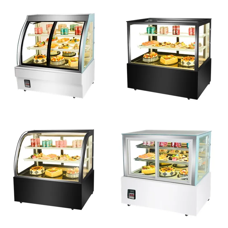 Commercial round refrigerator pastry cake display  refrigerators display cheese