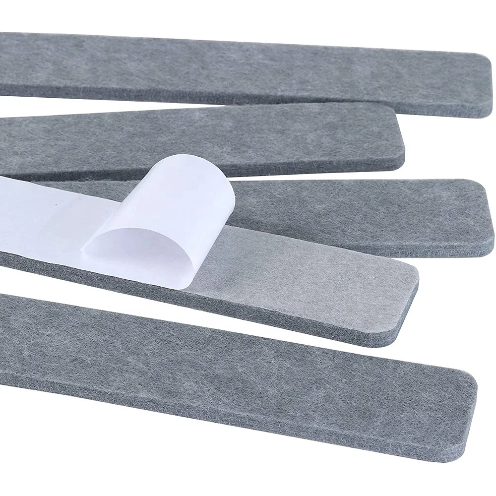 
New product self-adhesive felt bulletin board bar strip pin board for kids room 