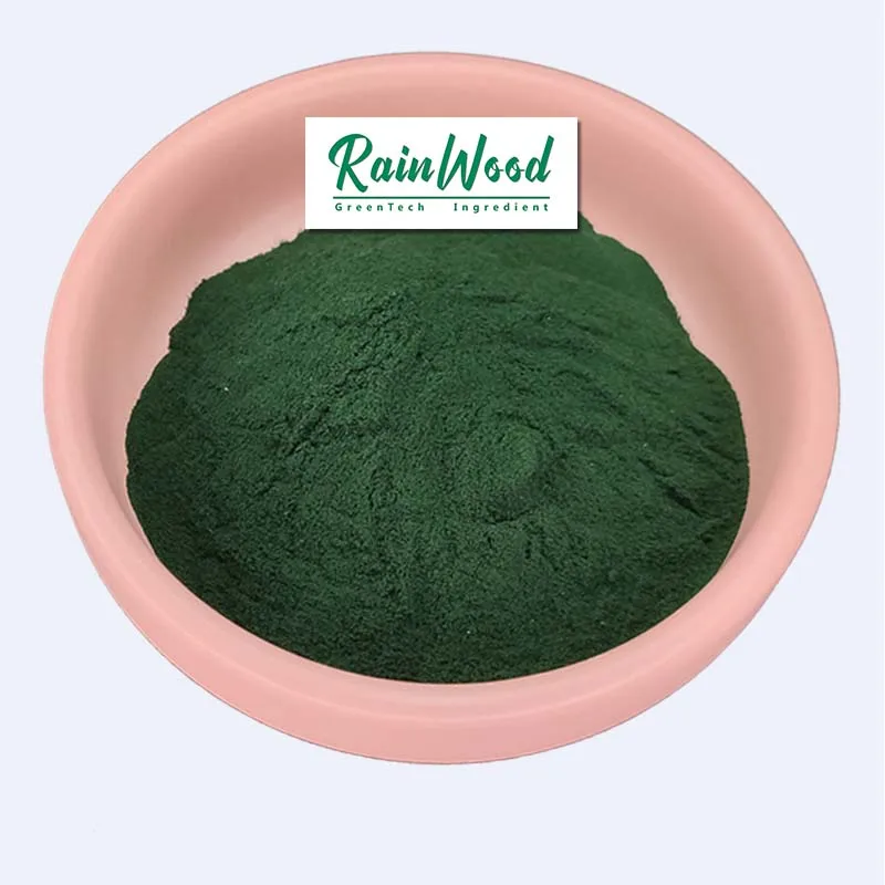RAINWOOD supply pure spirulina powder green spirulina platensis powder with cheap price
